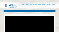 Desktop Screenshot of hotel-meteor.ro